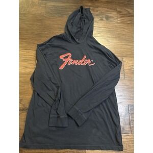 Men's Wrangler Fender Hoodie, Hooded Long Sleeve Lightweight‎  Large